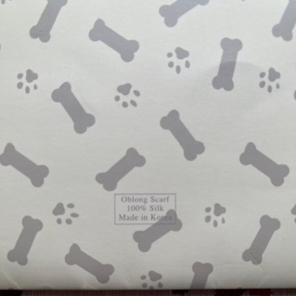 Vintage Oblong Silk Scarf - Picture 8 of 8